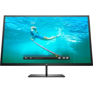 HP - Pavilion 32" LED QHD Monitor - Black